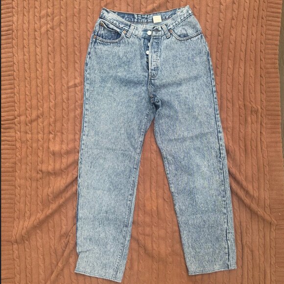 Vintage Levi’s High Waisted Tapered Leg Jeans – Size 11 Made in the USA from 100 - Picture 1 of 6